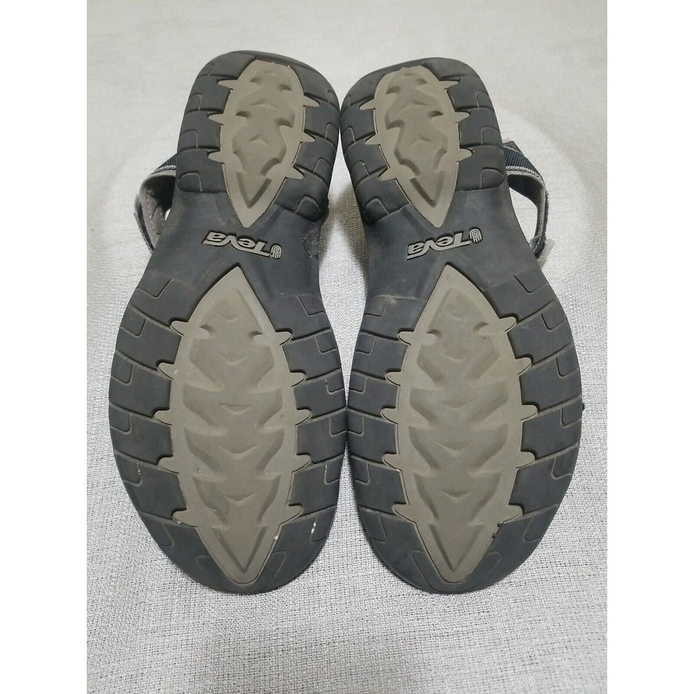 Teva Tirra Sandals Womens Black Grey Adjustable Hook Loop Strappy F27119A Sz 11 - Picture 8 of 16